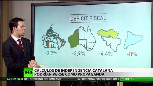 Cálculos de la independencia catalana podrían verse como propaganda