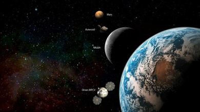 La NASA planea construir una base cerca de la Luna como una escala hacia Marte