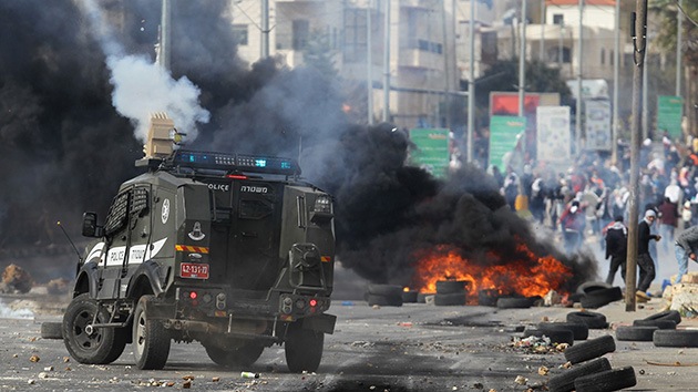 Fotos: Choques violentos entre palestinos y las fuerzas israelíes en Cisjordania