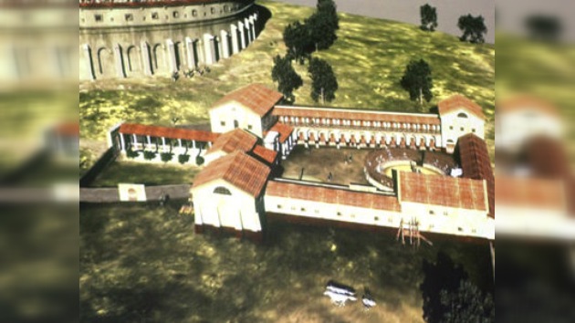 Paseo virtual por una escuela de gladiadores que permanece bajo tierra