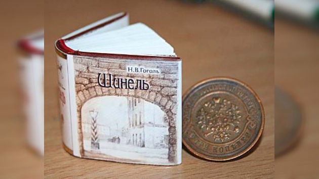 El libro más pequeño en el mundo del escritor ruso Nikolai Gogol