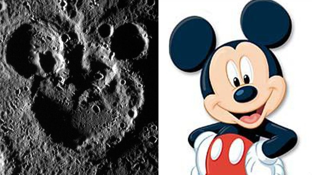 FOTO: Mickey Mouse 'identificado' en Mercurio