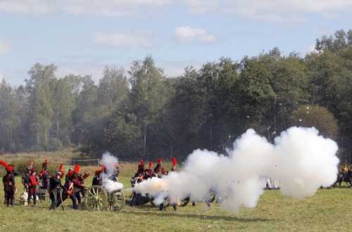 La batalla de Borodinó recreada al detalle
