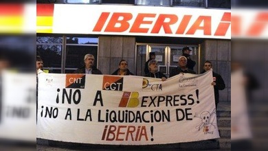Nueva huelga en Iberia obliga a cancelar más de 150 vuelos