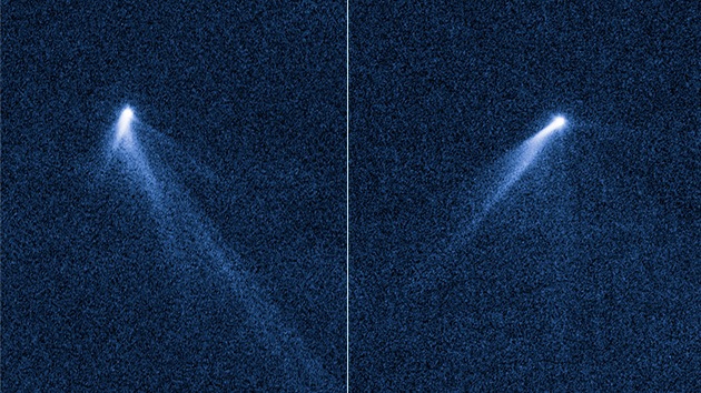 El asteroide con seis colas, un "aspersor giratorio" que enloquece a los astrónomos