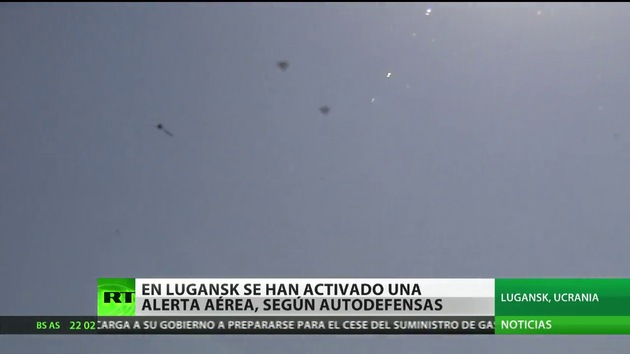 Activan la alerta aérea en Lugansk