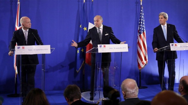 EE.UU., Francia y el Reino Unido acuerdan aumentar su apoyo a los rebeldes sirios