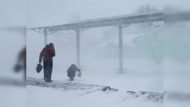 Una fuerte tormenta de nieve azota el Extremo Oriente de Rusia