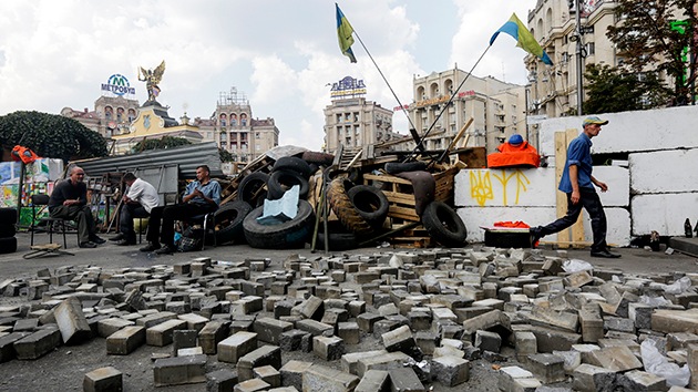 Kiev: Manifestantes exigen la renuncia de Poroshenko y un nuevo Maidán