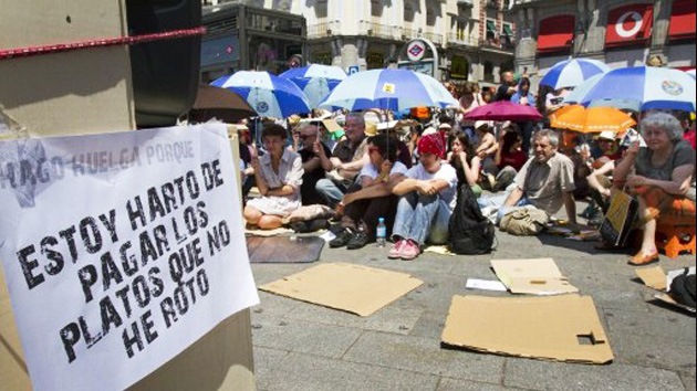 'Indignados' en España celebran primer aniversario del 15M con movilizaciones