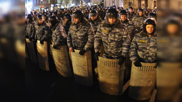 Moscú: la Policía detuvo a opositores que no se fueron tras la manifestación