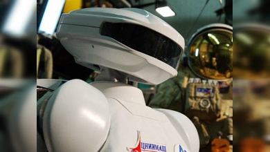 Un androide ruso sin piernas se prepara para un viaje a la EEI
