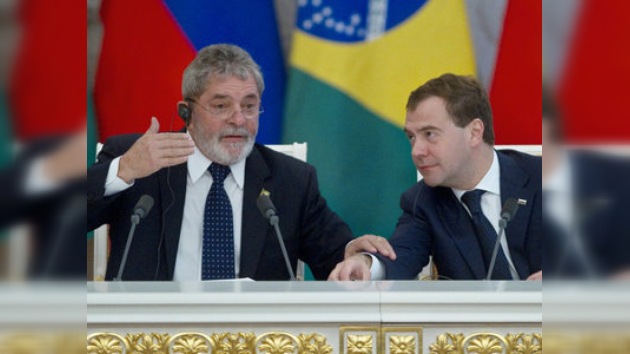 Medvédev y Lula debatieron la situación en torno de Irán 