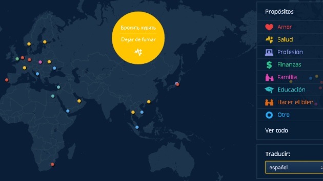 Los deseos de todo el mundo para 2013 caben en un mapa de Google