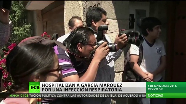 Hospitalizan al escritor colombiano Gabriel García Márquez en México