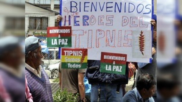 Indígenas llegan a La Paz para decir ‘no’ a una carretera estratégica para el país