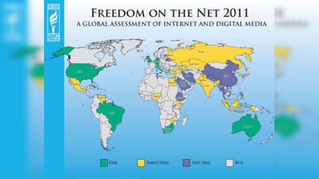 Irán y Birmania son los más represivos en Internet