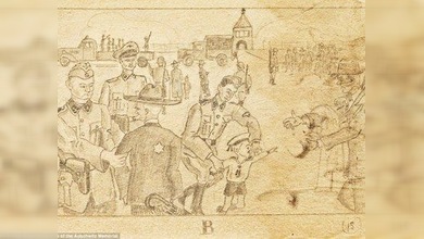 Auschwitz: dibujos de un prisionero dan cuenta del horror