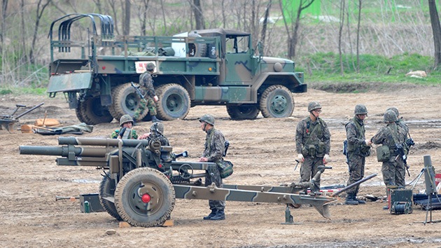 Corea del Sur lleva a cabo ejercicios para repeler un posible ataque de Corea del Norte