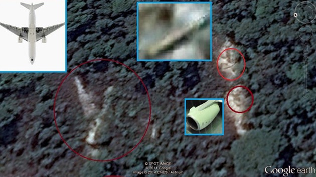 Video, fotos: Un ruso afirma haber hallado el avión del vuelo MH370 en Google Earth