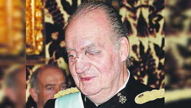 El ojo morado del rey de España