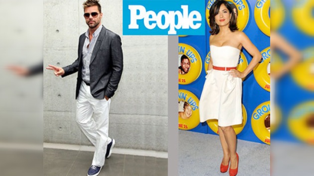 Salma Hayek y Ricky Martin, los mejor vestidos, según People