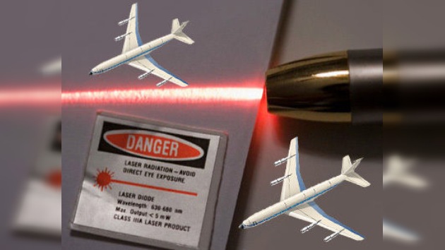 La seguridad aérea en manos de vándalos armados con láseres