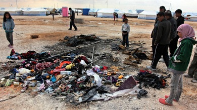 Una siria refugiada mata a su hijo para que no siga sufriendo unas terribles condiciones