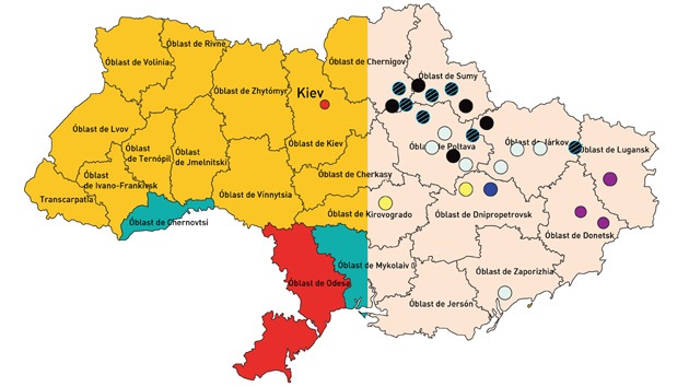 La economía de Ucrania en cinco mapas