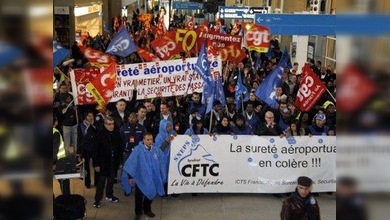 Europa celebra la Navidad en medio de huelgas