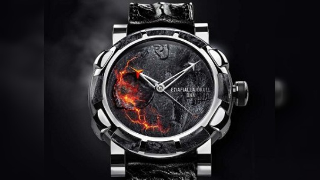 Un reloj inspirado por la erupción islandesa