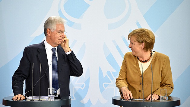 Merkel y Monti instan a la oposición siria a prepararse para tomar el poder