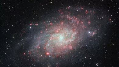Obtienen la imagen más detallada jamás tomada de la galaxia del Triángulo