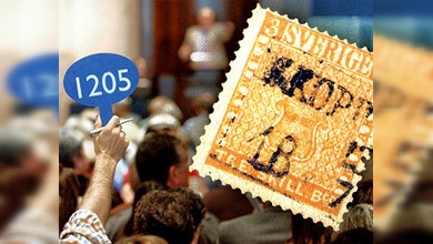 Subastan en Ginebra el sello postal más caro del mundo