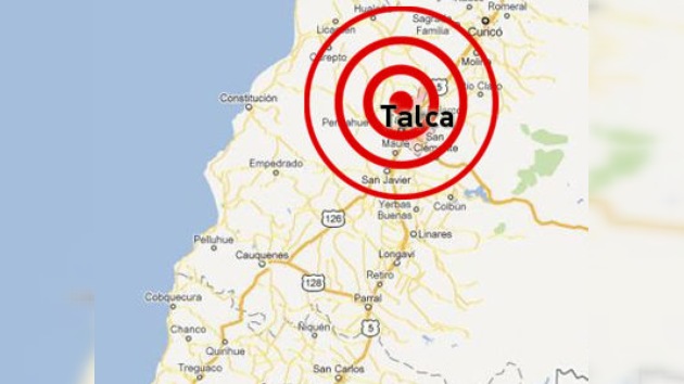 Un fuerte sismo sacude la parte central de Chile