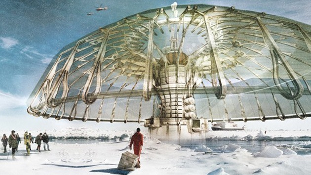 'Paraguas polar', un curioso proyecto futurista para proteger el hielo de los polos