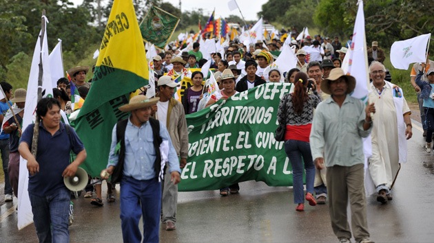 Indígenas bolivianos no ceden ante el avance de la polémica ruta amazónica