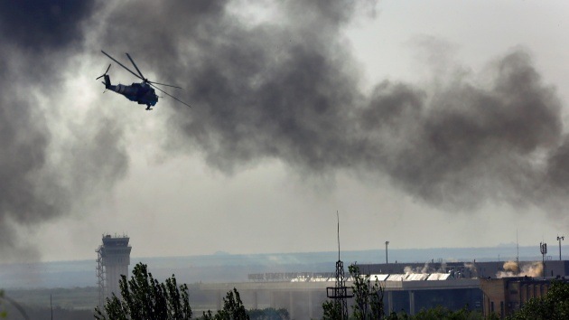 Ucrania reincide en el uso de un helicóptero con anagrama de la ONU en su operativo