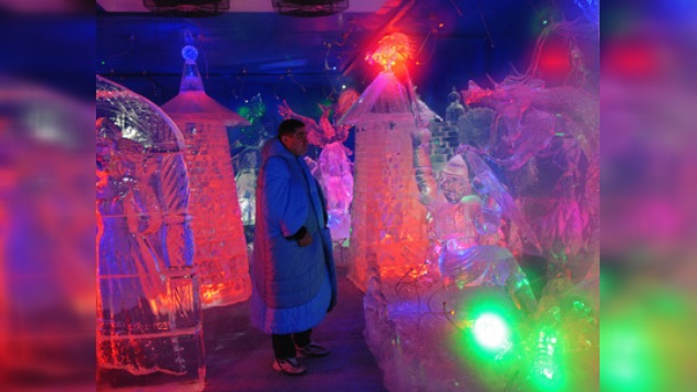Durante el invierno se recrea en Rusia un mundo helado de cuento de hadas