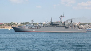 Buque de guerra ruso zarpa rumbo a Siria