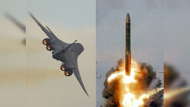 EE. UU. enseña el avión B-1 y Rusia el misil RS-24 en el marco del START
