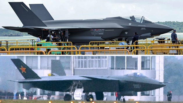 China utiliza tecnología robada del caza estadounidense F-35 en su nuevo J-20