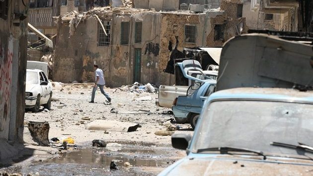 Un coche bomba destruye una gasolinera en Damasco