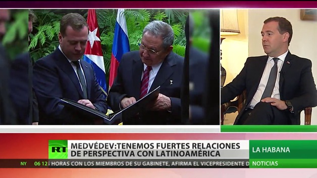 Medvédev: "Estamos en América Latina con fines serios y por mucho tiempo"