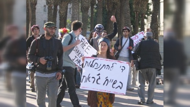 Cientos de manifestantes contra las colonias de judíos en Jerusalén
