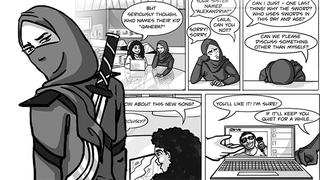Qahera, heroína de cómics que defiende los derechos de las mujeres en Egipto