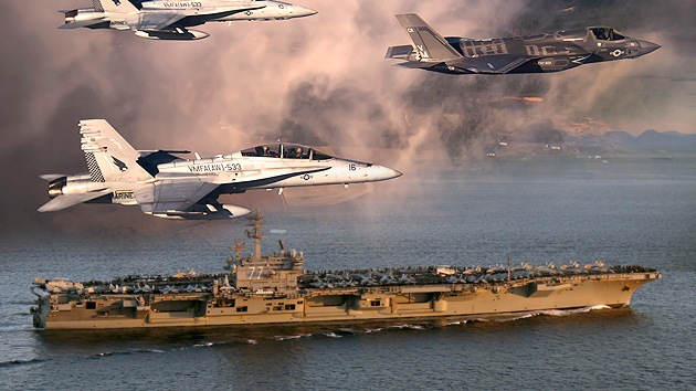EE.UU. despliega un centenar de aviones en el Golfo para bombardear al Estado Islámico