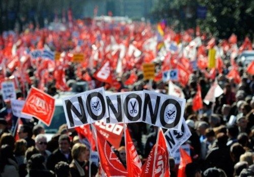 España 'hierve' contra la reforma laboral