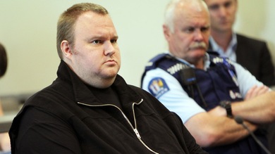 El fundador de Megaupload denuncia violencia policial