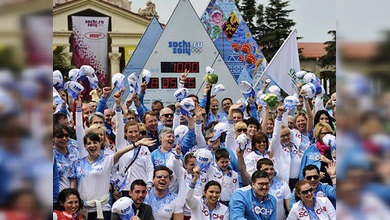 Gigantesco reloj en Sochi comenzó cuenta regresiva hasta los JJ.OO. de Invierno 2014